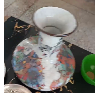 中国古美術　大清乾隆年製　粉彩花入 大清乾隆年制粉彩十八罗汉扁瓶-汇观艺术